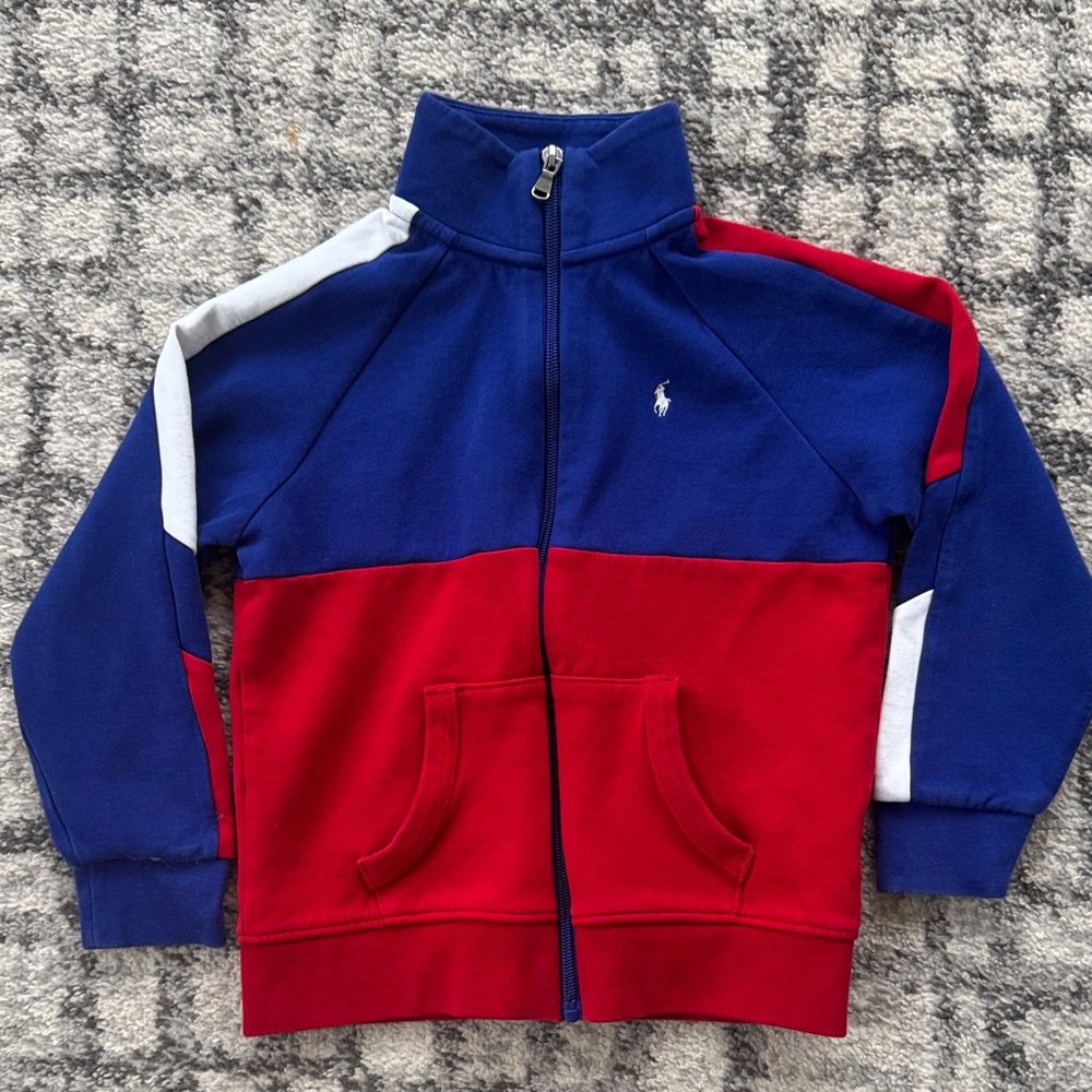 Polo Ralph Lauren Kids' Red and Blue zip up excellent condition